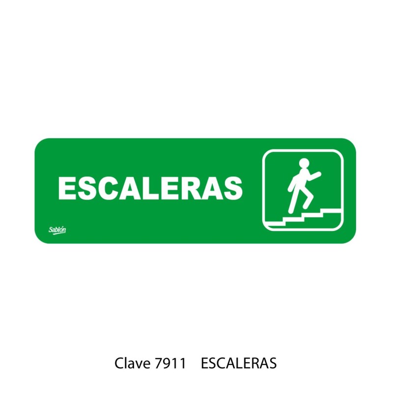 SEÑAL PLACA 23X7.5 CM SALIDA DE EMERGENC