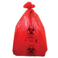 Bolsa de poliet. rojo 60x60 RPBI con/100