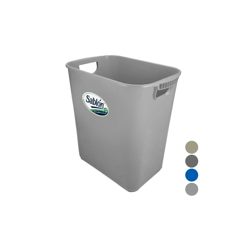 CESTO COLOR PARA BASURA JUMBO 26L