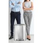 BOTE ACERO INOX DUO C/PEDAL 40LT