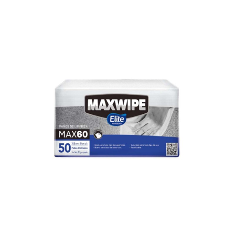 Wiper maxiwipe doblado 28x35cm c/50