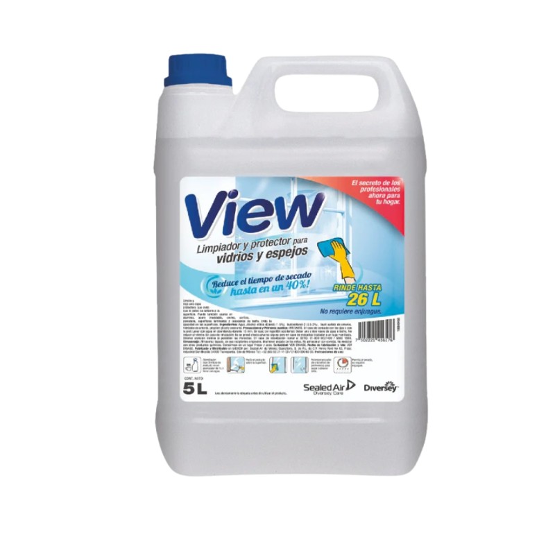 VIEW Limpiador de Vidrios de 5L DIVERSEY