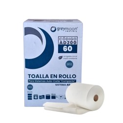 Toalla en Rollo Autocorte Compacta Caja C/6 rollos de 200m GREYMOON