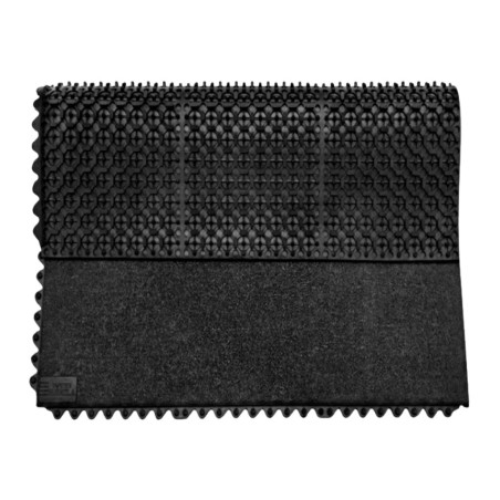 Tapete Antifatiga Negro Sólido 90cm X 90cm - EUZKOLA