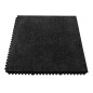 Tapete antifatiga negro sólido 90x90 - Euzko