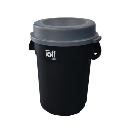 TAPA NEGRA EMBUDO P/CESTO REDONDO TOFF 120