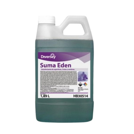 Suma Eden Desinfectante De Superficies, Frutas y Verduras De 1.89L - DIVERSEY
