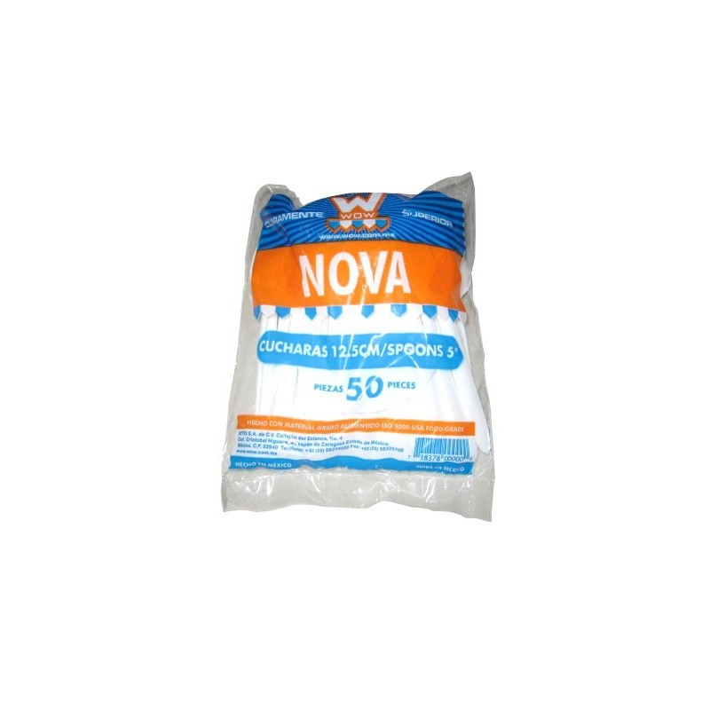 CUCHARA PLAST.PASTELERA PA/50 WOW NOVA