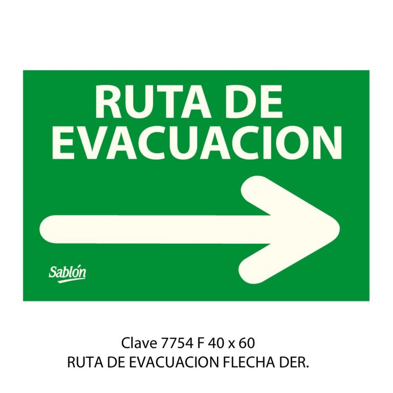 Ruta de evacuacion